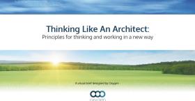 Thinking Like An Architect: Principles for thinking and working in a new way