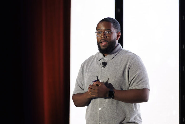 Tyrese Manigault, Manager of Employee Engagement, NASCAR. Photo credit: Spencer Selvidge.