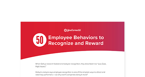 50 Behaviors to Reward and Recognize
