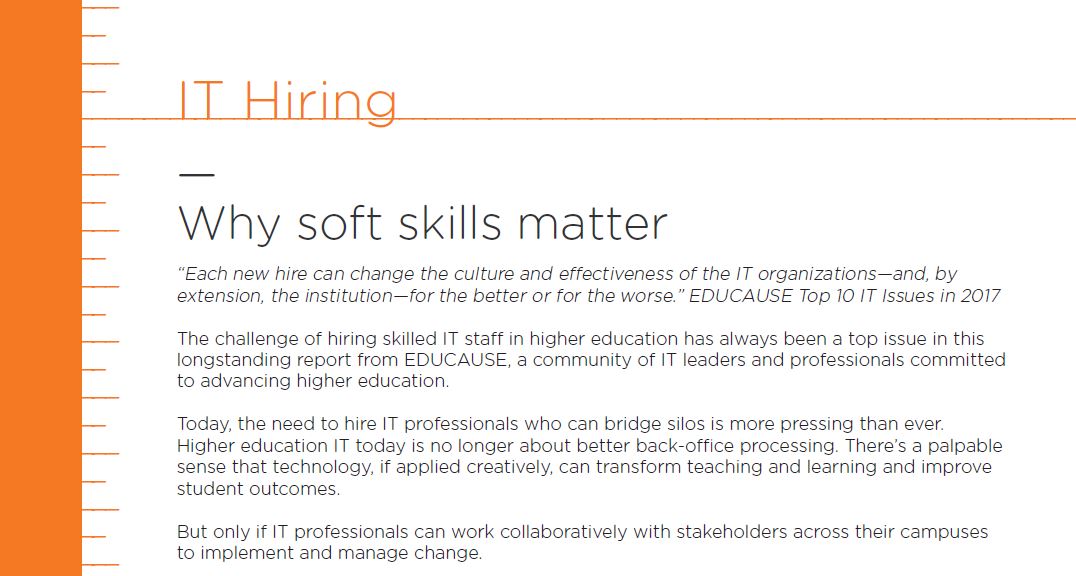 IT Hiring: Why soft skills matter