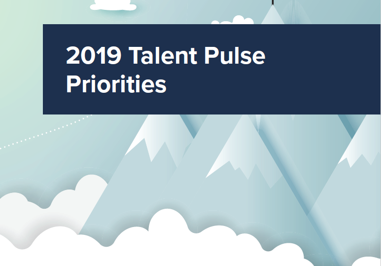 2019 Talent Pulse Priorities