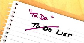 Prioritize Positivity: Swap your To-Do List for a Ta-Da List!