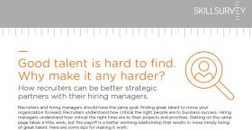 Good talent is hard to find. Why make it any harder?