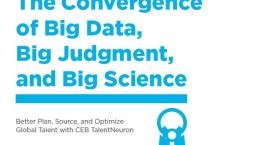 The Convergence of Big Data, Big Judgment, and Big Science