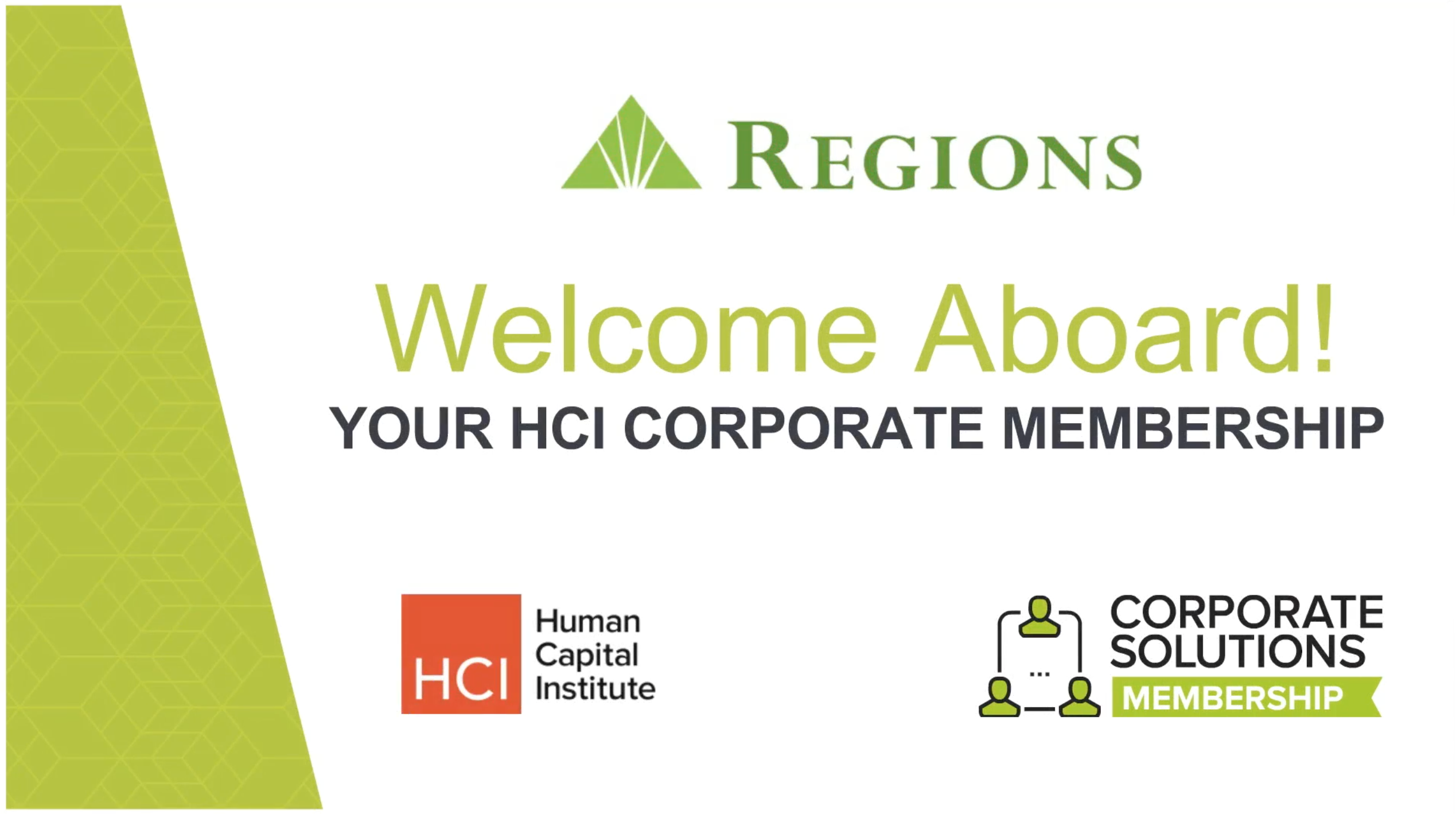 Regions: Corporate Member Onboarding