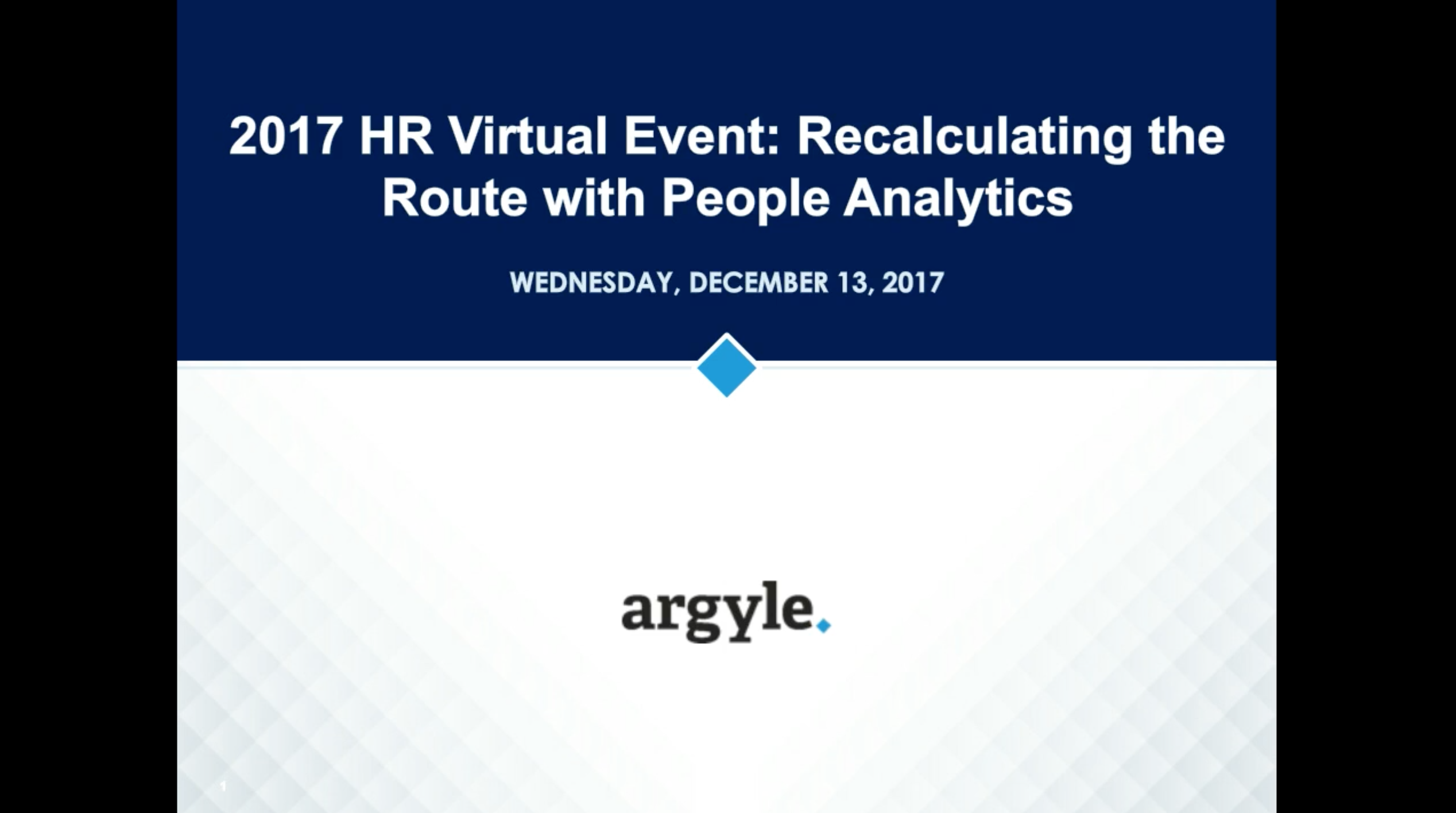 Recalculating the Route with People Analytics